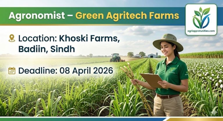 Agronomist – Green Agritech Farms