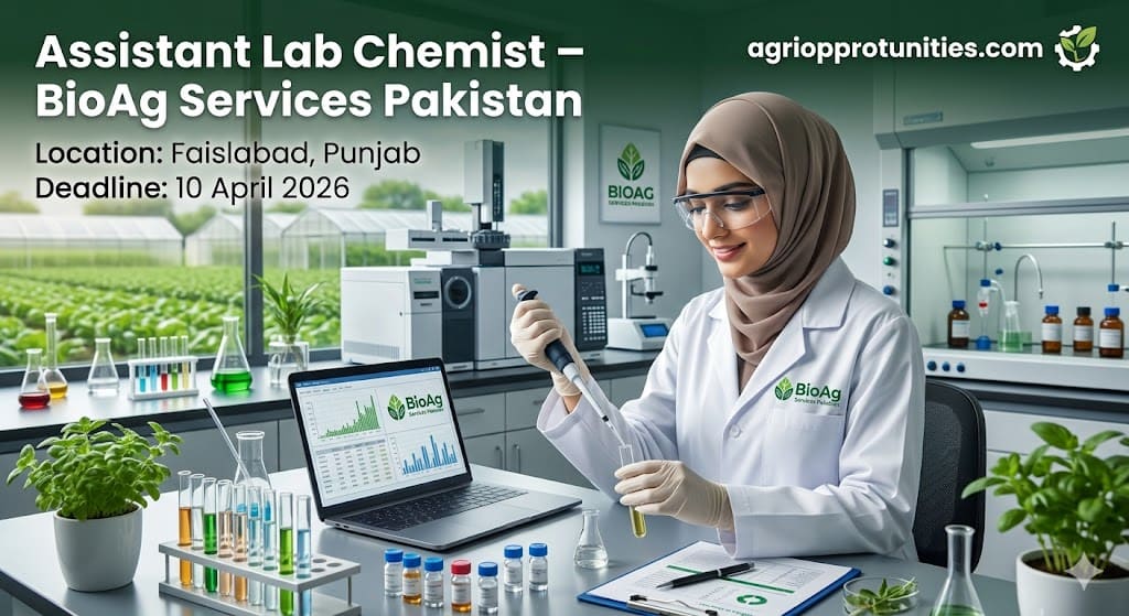 Assistant Lab Chemist – BioAg Services Pakistan