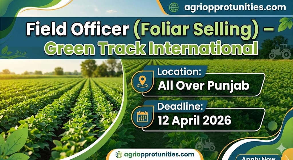Field Officer (Foliar Selling) – Green Track International