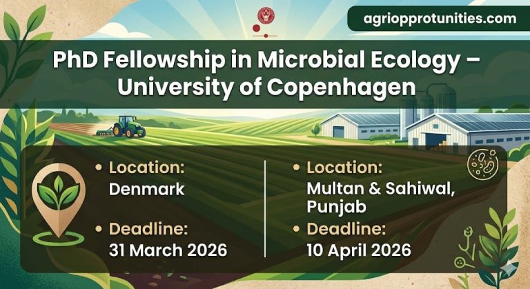 PhD Fellowship in Microbial Ecology – University of Copenhagen