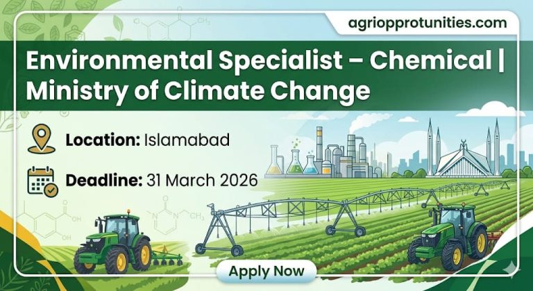 Environmental Specialist – Chemical | Ministry of Climate Change