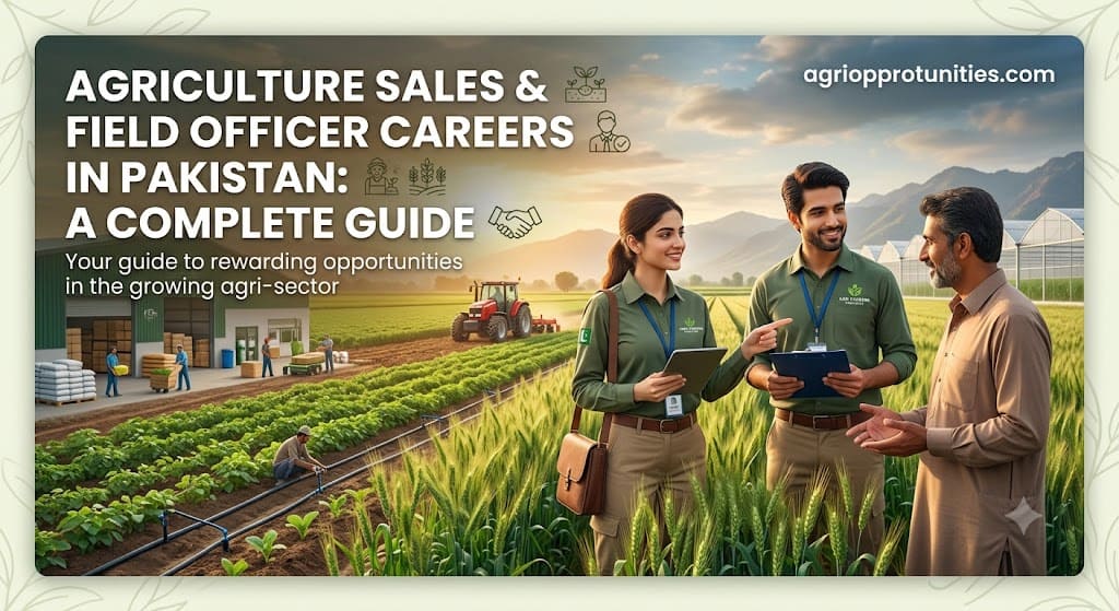General Agriculture Sales and Field Officer Careers in Pakistan: A Complete Guide