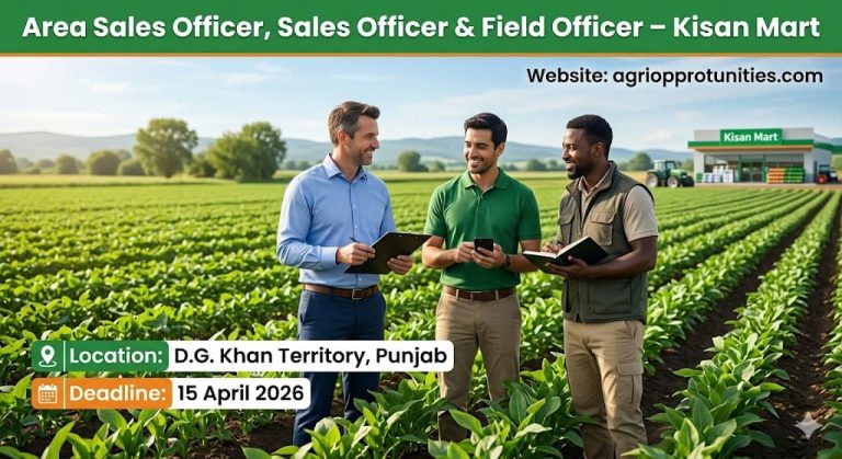 Area Sales Officer, Sales Officer & Field Officer – Kisan Mart