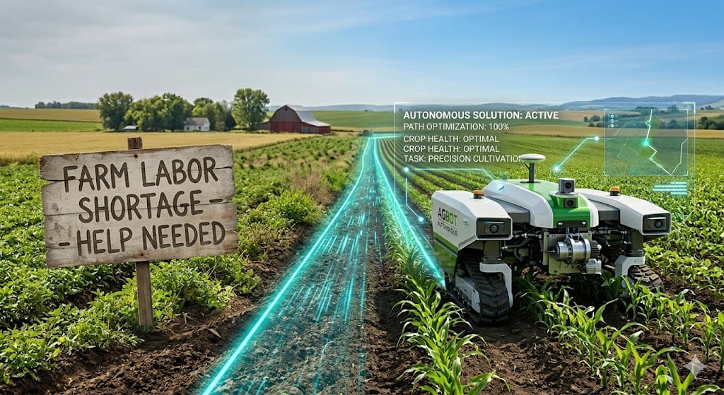 Agricultural robotics solving labor shortages in modern farming operations