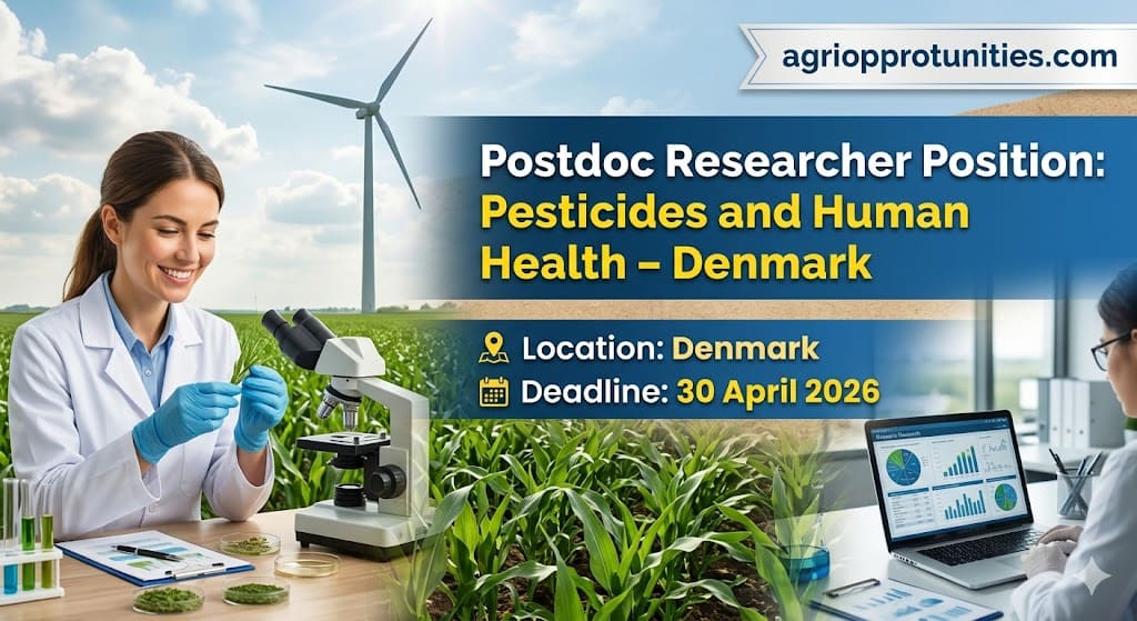 Postdoc Researcher Position: Pesticides and Human Health - Denmark