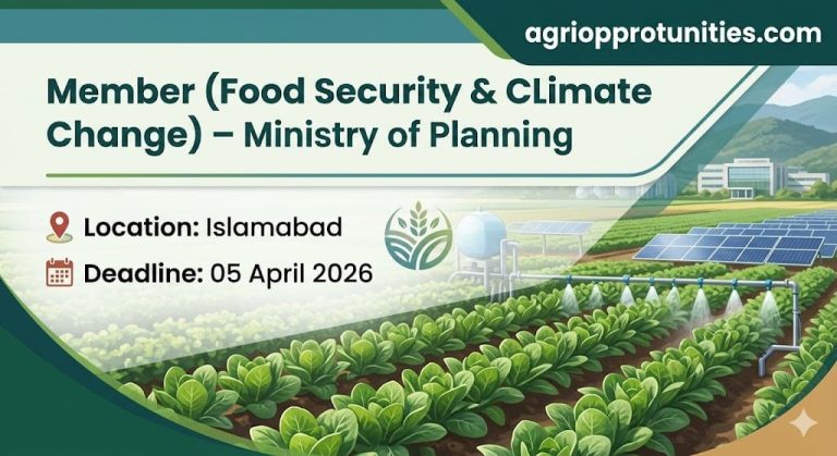 Member (Food Security & Climate Change) – Ministry of Planning