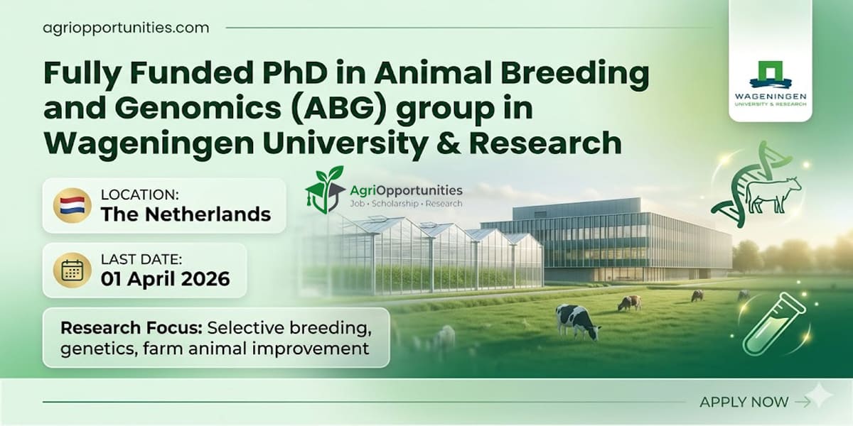 Fully Funded PhD in Wageningen University & Research