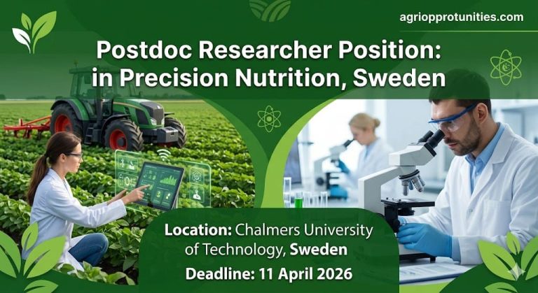Postdoc Researcher Position: in Precision Nutrition, Sweden