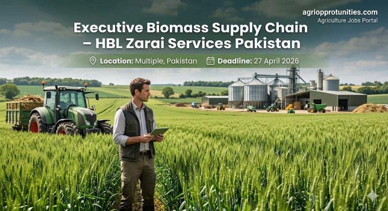 Executive Biomass Supply Chain – HBL Zarai Services Pakistan