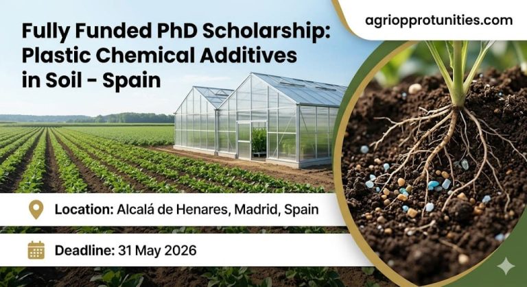 Fully Funded PhD Scholarship: Plastic Chemical Additives in Soil - Spain