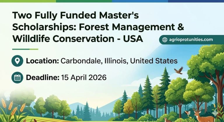 Two Fully Funded Master's Scholarships: Forest Management & Wildlife Conservation - USA