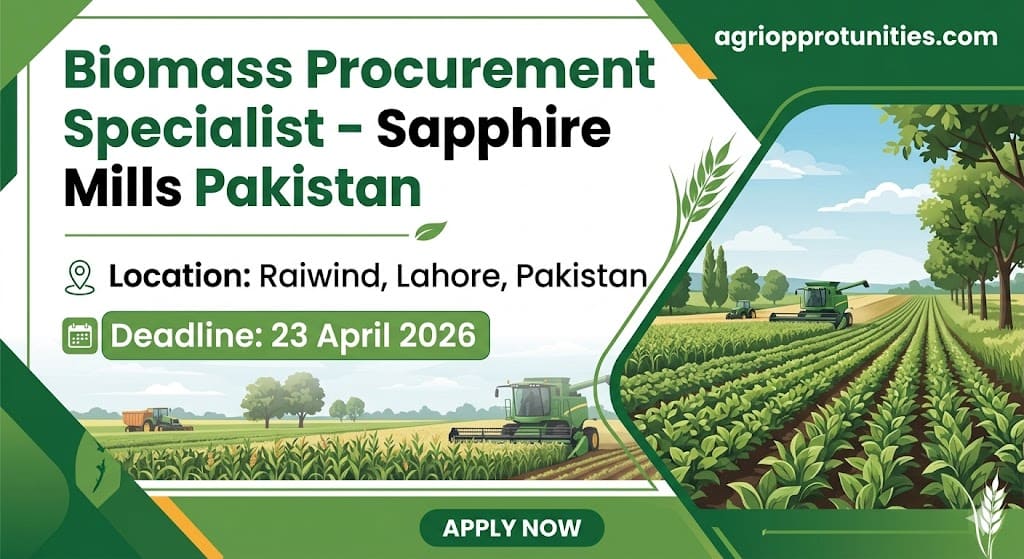 Biomass Procurement Specialist - Sapphire Mills Pakistan