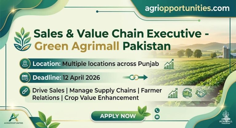 Sales & Value Chain Executive - Green Agrimall Pakistan