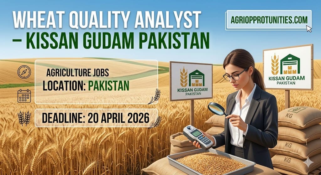 Wheat Quality Analyst – Kissan Gudam Pakistan
