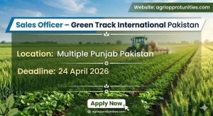 Sales Officer – Green Track International Pakistan