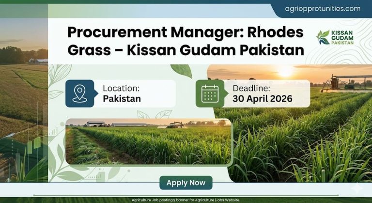 Procurement Manager: Rhodes Grass – Kissan Gudam Pakistan