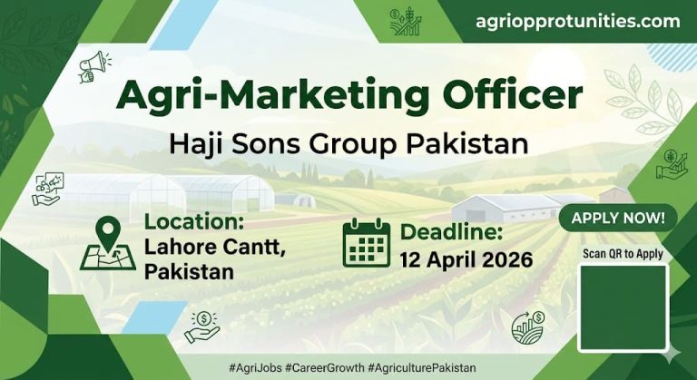 Agri-Marketing Officer - Haji Sons Group Pakistan