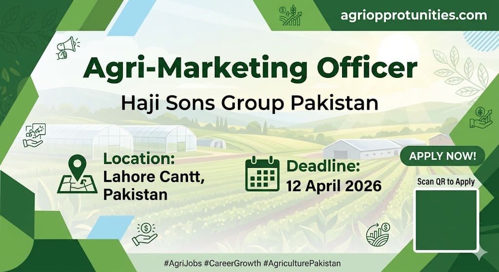 Agri-Marketing Officer - Haji Sons Group Pakistan