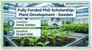 Fully Funded PhD Scholarship: Plant Development - Sweden