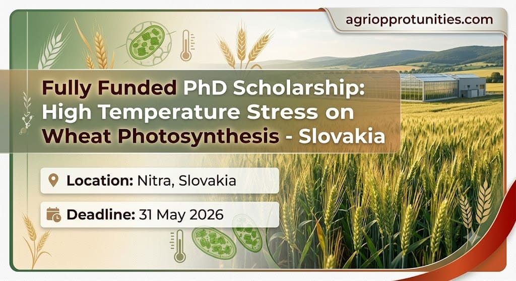 Fully Funded PhD Scholarship: High Temperature Stress on Wheat Photosynthesis - Slovakia