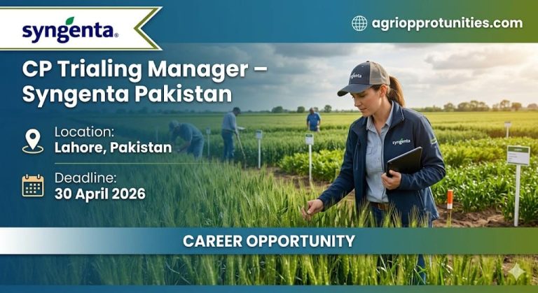 CP Trialing Manager – Syngenta Pakistan