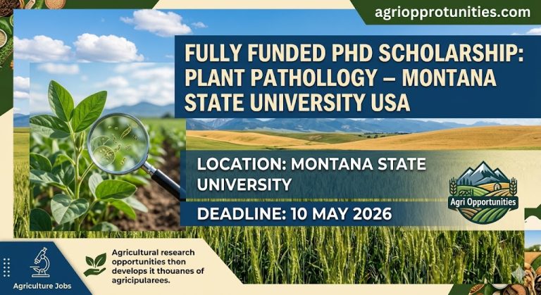 Fully Funded PhD Scholarship: Plant Pathology – Montana State University USA