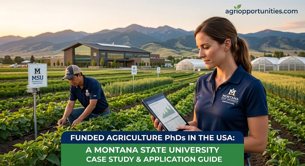 Funded Agriculture PhDs in the USA: A Montana State University Case Study and Application Guide