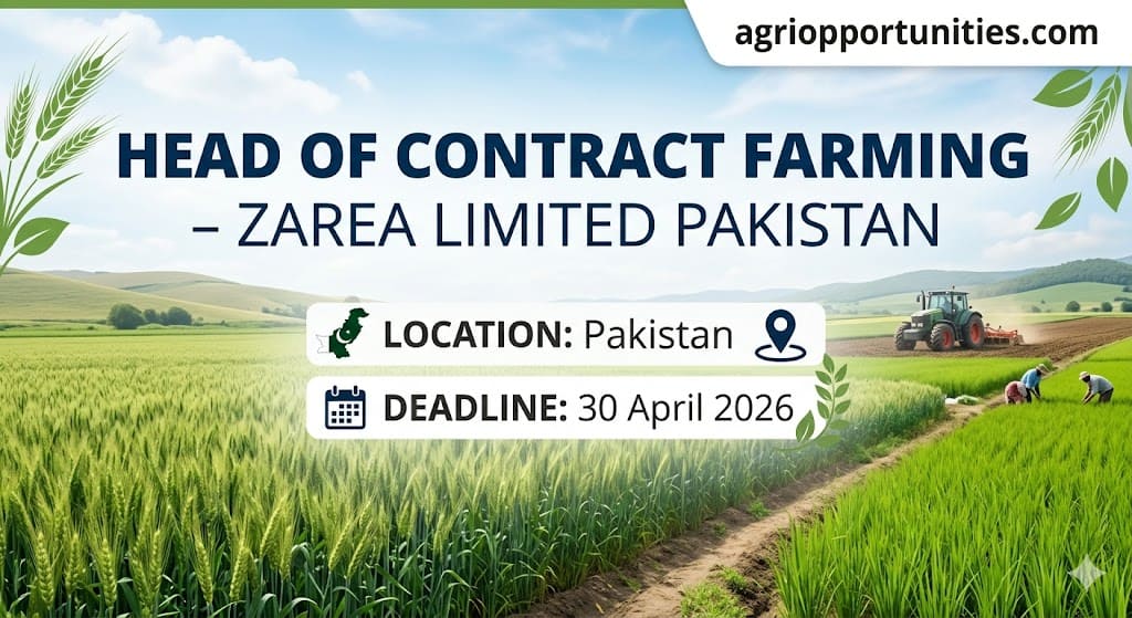 Head of Contract Farming – Zarea Limited Pakistan