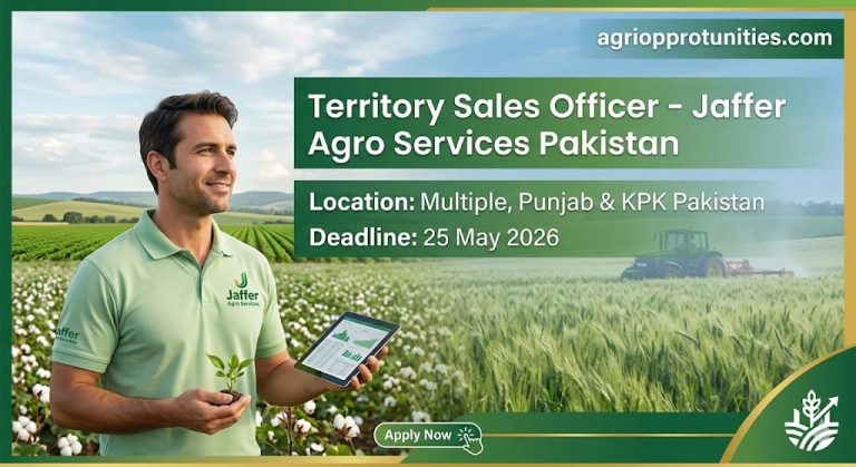 Territory Sales Officer - Jaffer Agro Services Pakistan