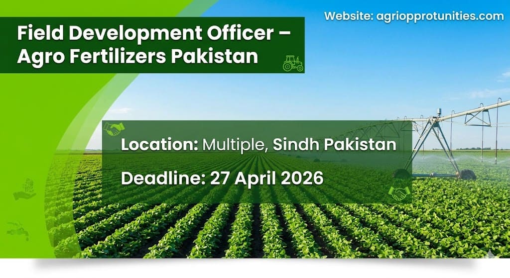 Field Development Officer – Agro Fertilizers Pakistan