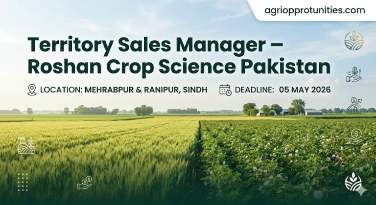 Territory Sales Manager – Roshan Crop Science Pakistan