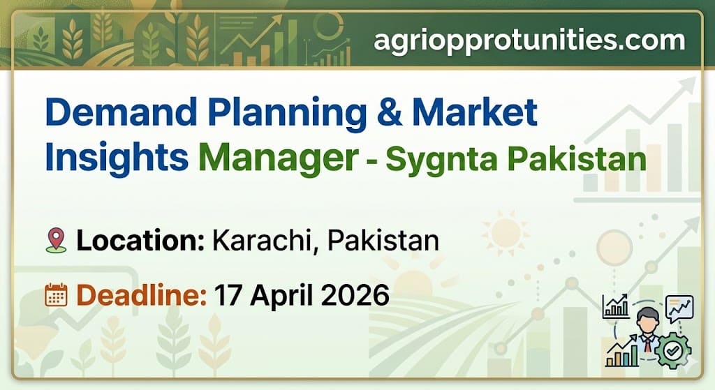 Demand Planning & Market Insights Manager - Sygenta Pakistan