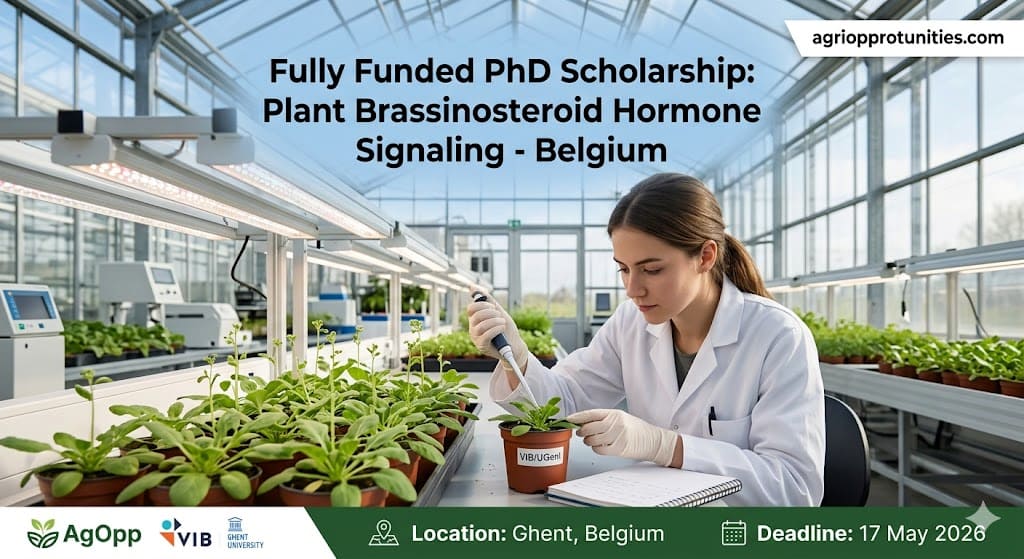 Fully Funded PhD Scholarship: Plant Brassinosteroid Hormone Signaling - Belgium