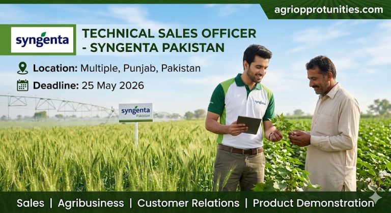 Technical Sales Officer - Syngenta Pakistan
