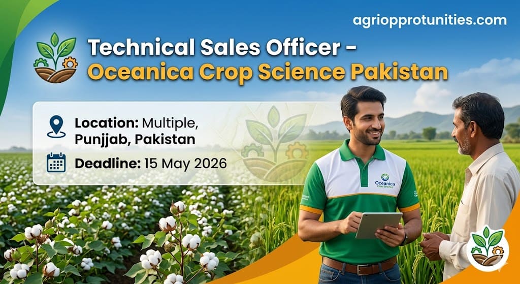 Technical Sales Officer - Oceanica Crop Science Pakistan