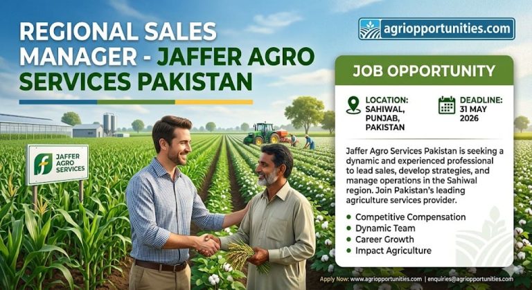 Regional Sales Manager - Jaffer Agro Services Pakistan