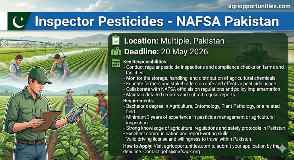 Inspector ITC Plants - NAFSA Pakistan