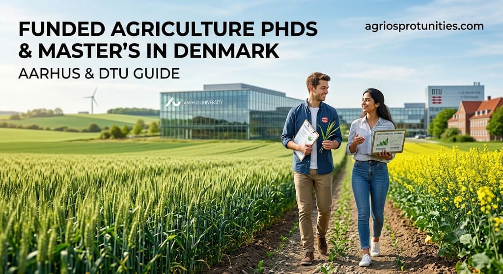 Funded Agriculture PhDs and Master's in Denmark: Aarhus and DTU Guide