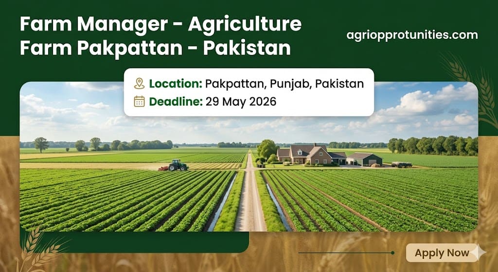 Farm Manager - Agriculture Farm Pakpattan - Pakistan