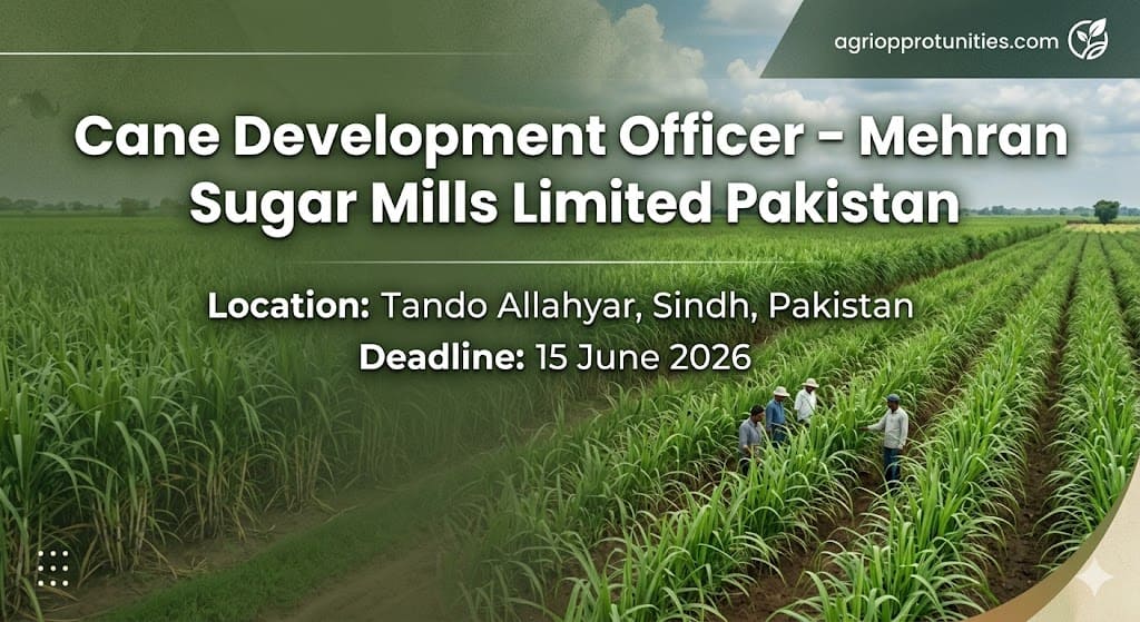 Cane Development Officer - Mehran Sugar Mills Limited Pakistan