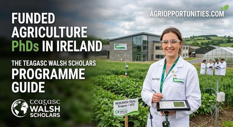 Funded Agriculture PhDs in Ireland: The Teagasc Walsh Scholars Programme Guide