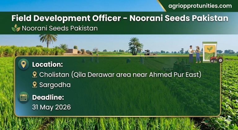 Field Development Officer - Noorani Seeds Pakistan