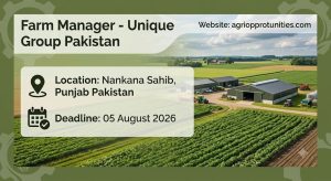 Farm Manager - Unique Group Pakistan