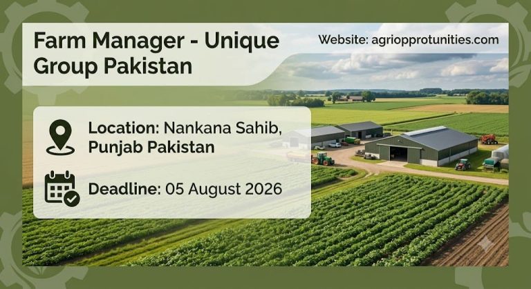 Farm Manager - Unique Group Pakistan