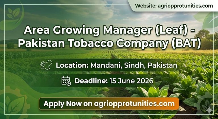 Area Growing Manager (Leaf) - Pakistan Tobacco Company (BAT)