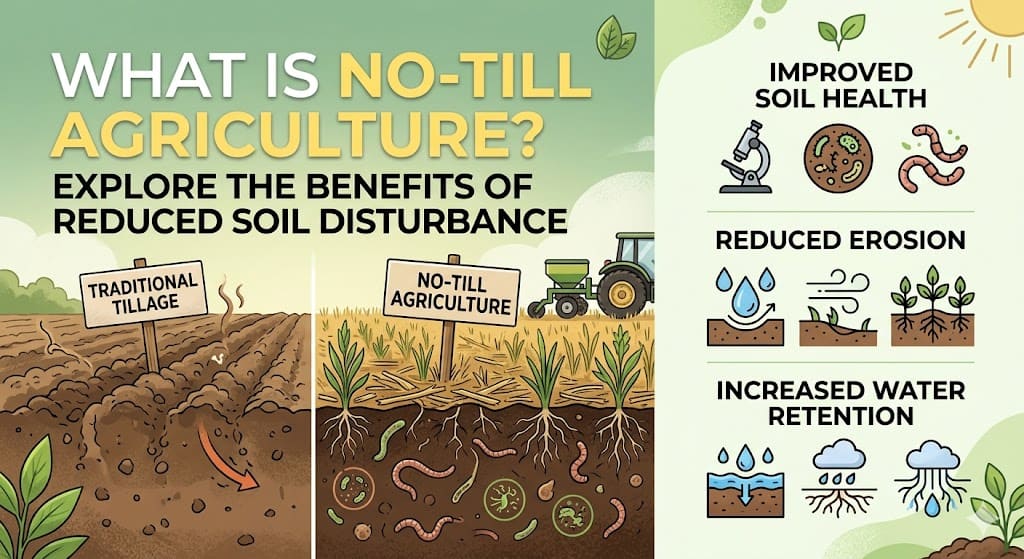 What Is No Till Agriculture? Benefits, Methods & Soil Health Guide