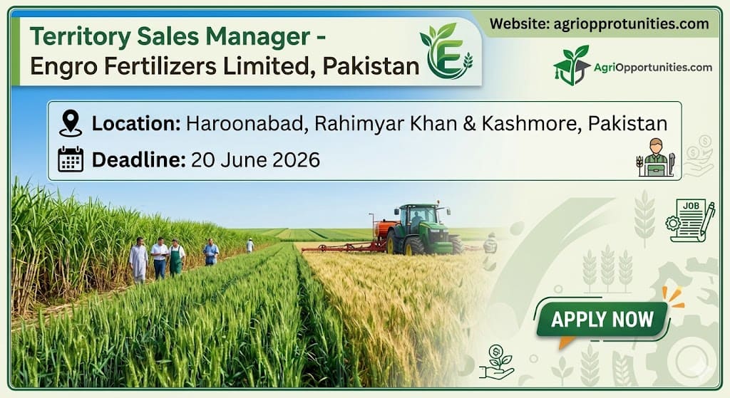 Territory Sales Manager - Engro Fertilizers Limited, Pakistan