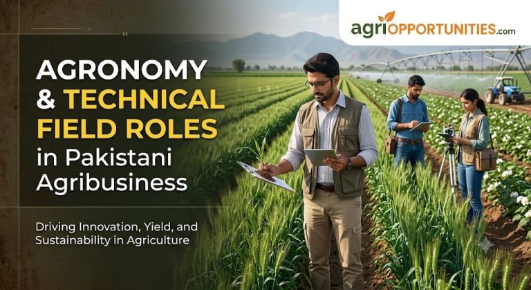 Agronomy and Technical Field Roles in Pakistani Agribusiness
