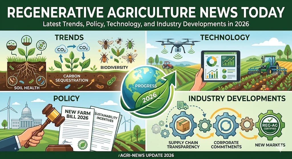 Regenerative Agriculture News Today - Latest Trends, Policy, Technology, and Industry Developments in 2026