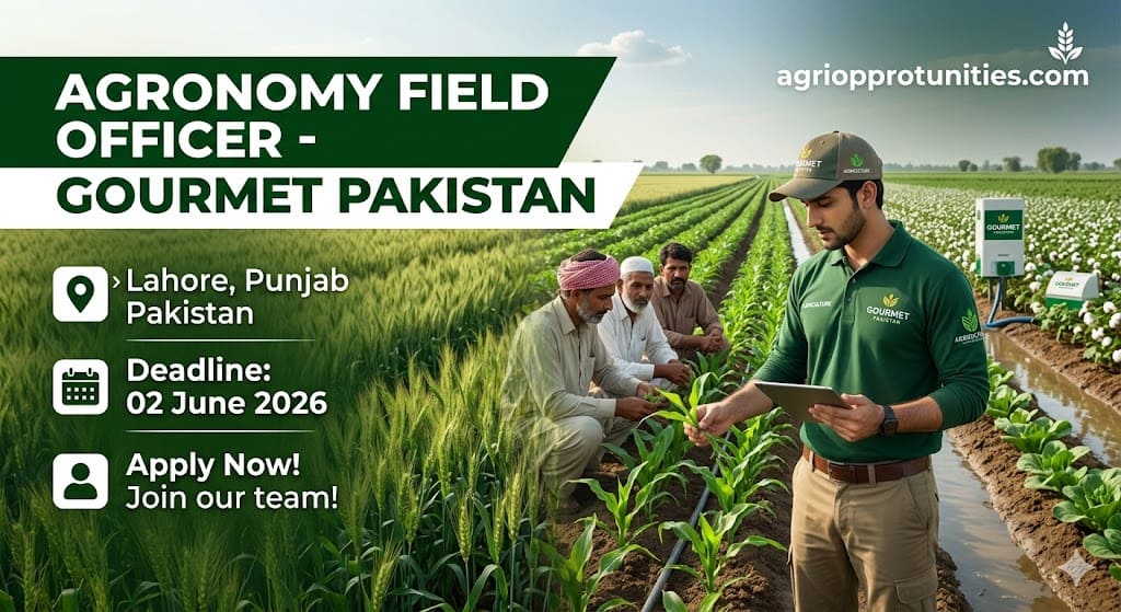 Agronomy Field Officer - Gourmet Pakistan